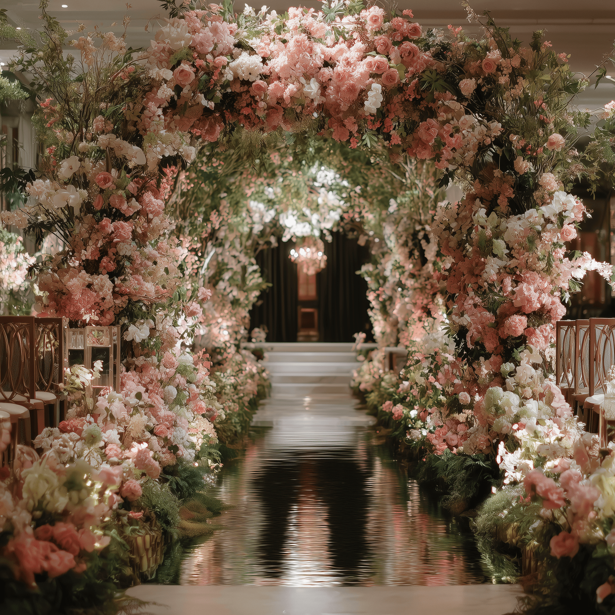 A beautifully styled wedding moment